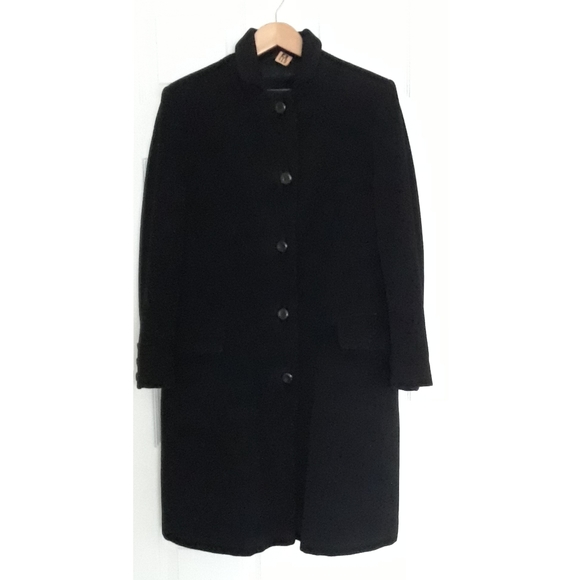 London Fog. Long Wool Coat. Black. 6P - Picture 2 of 16